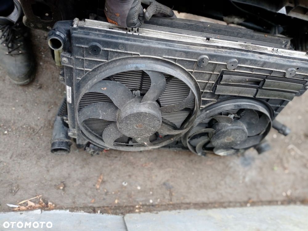 pas przedni chłodnice komplet vw passat b6 2.0 tdi - 6