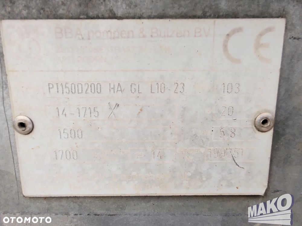 Pompa do igłofiltrów BBA PT150 D200 - 11