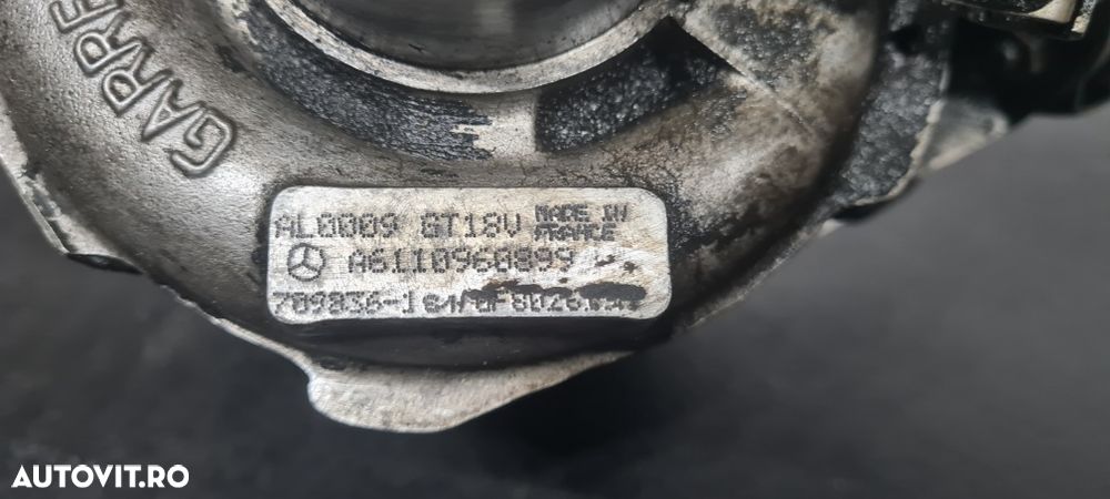 Turbina A6110960899 Mercedes Sprinter CDI 2004 - 4