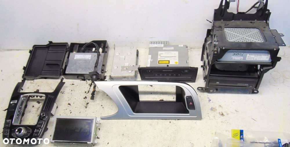 ZESTAW MMI NAWIGACJA EKRAN PANEL RADIO KOMPLET AUDI A4 B8 EUROPA - 1