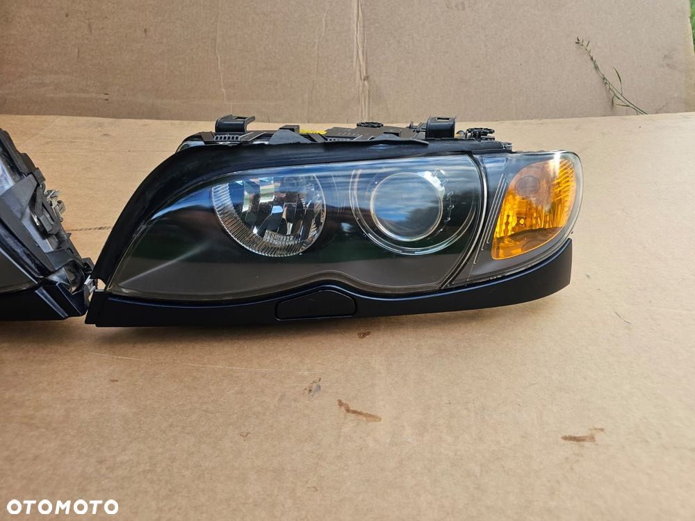 Reflektor lampa przód przednia prawa lewa BMW E46 LCI LIFT Xenon Eu - 3
