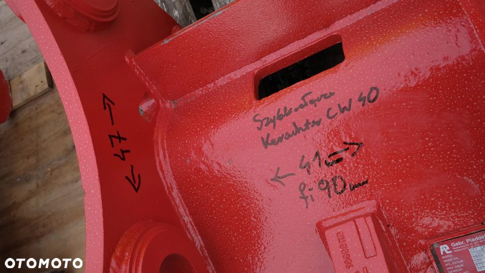 szybkozłącze  verachter CW 40  fi 90 mm do koparki - 3