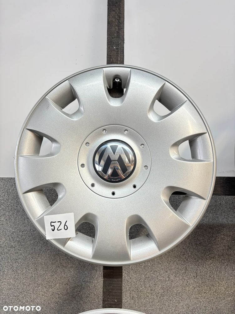 4 Kołpaki Volkswagen Caddy, Touran, Golf 5,6  15", Nr 1T0 601 147 - 2