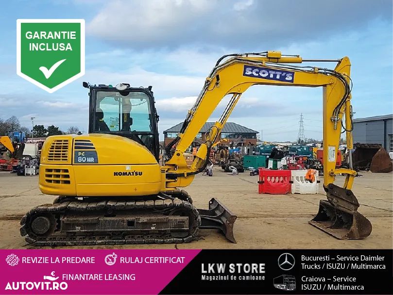 Komatsu PC80MR-5E0 Excavator, TOP !!! - 1