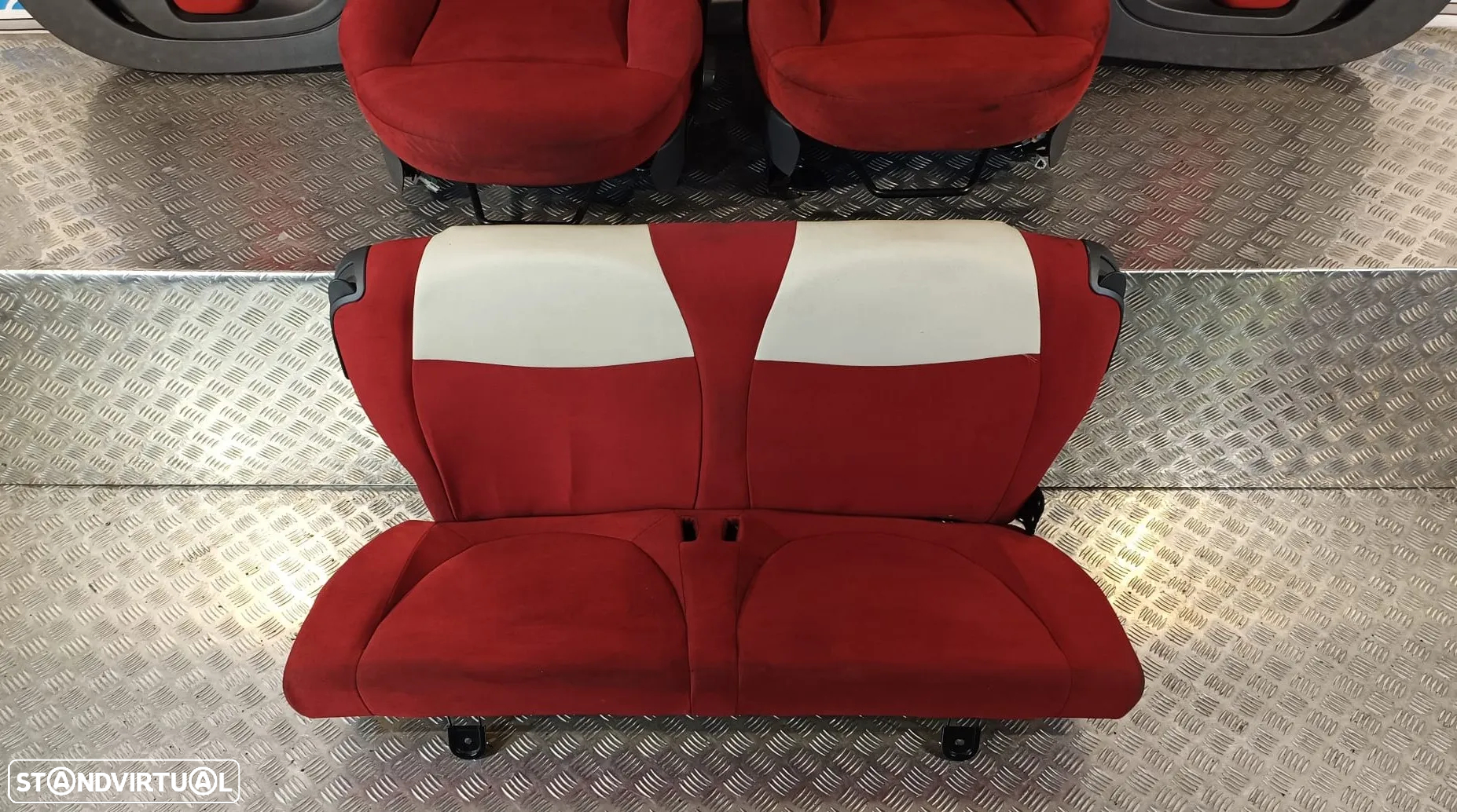 BANCO BANCOS FIAT 500 312 TECIDO AIRBAG QUARTELAS - 17
