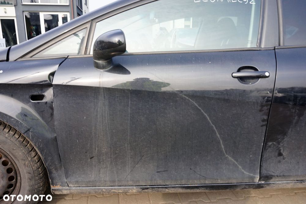 DRZWI PRZEDNIE LEWE LEON II 1P1 LC9Z  CZARNY SEAT 2005-2009 - 3
