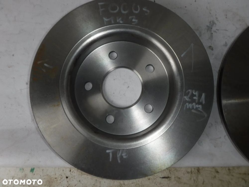 ford focus mk3 tarcze hamulcowe tył tylne nowe oryginał 271mm - 3