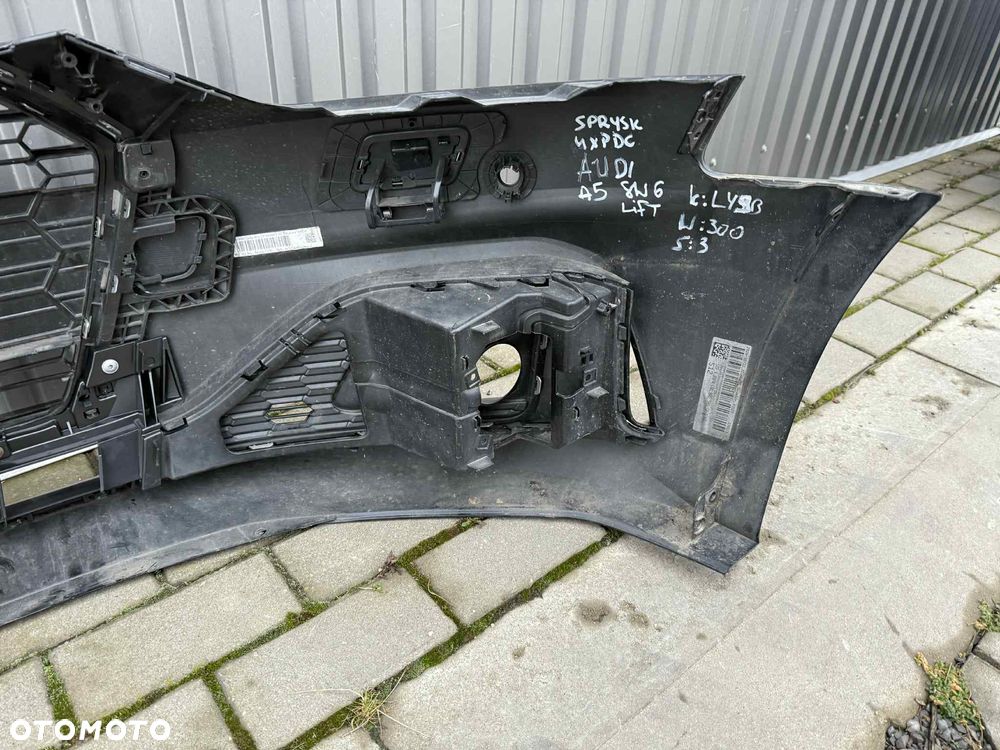 Audi A5 II 8W6 Lift Zderzak Przód Przedni Kompletny LY9B 19-24 PDC Sprysk. - 5