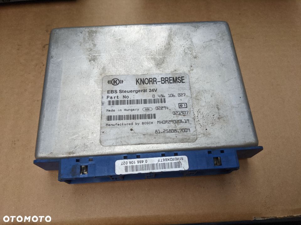 Moduł sterownik komputer EBS MAN 0486106027 - 1