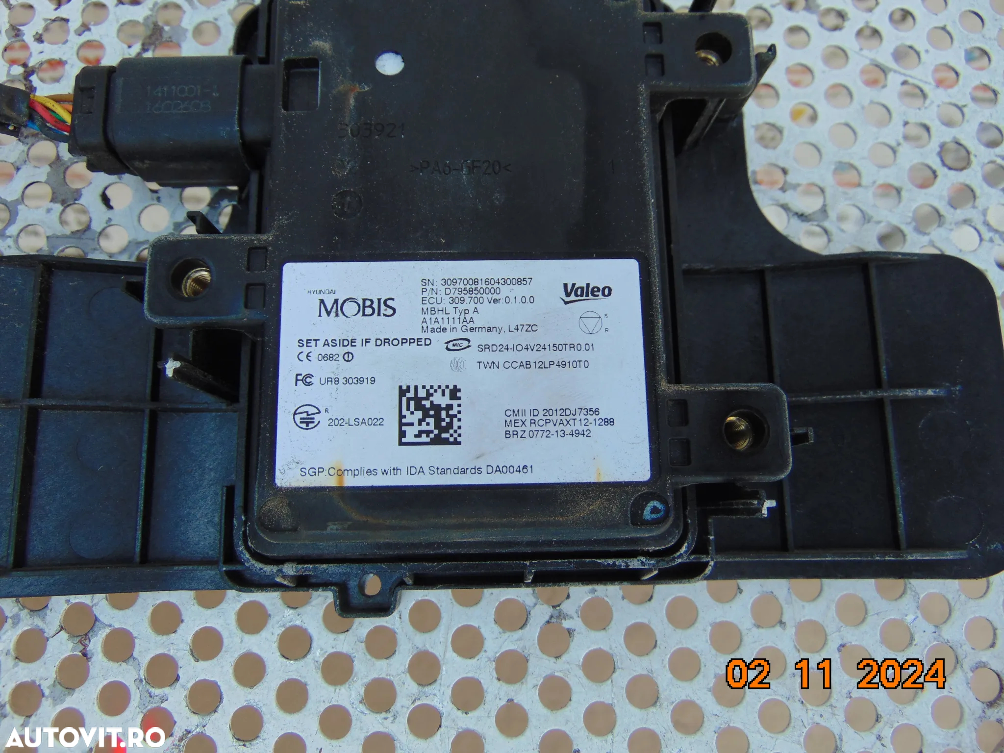 Senzor radar Hyundai Tucson 2014-2020 modul unghi mort assy module radar - 6
