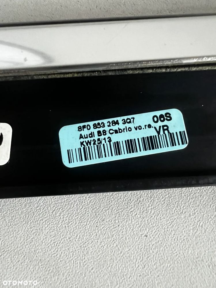 LISTWA ZGARNIAJĄCA PRAWA 8F0853284 A5 8T 8F CABRIO - 2