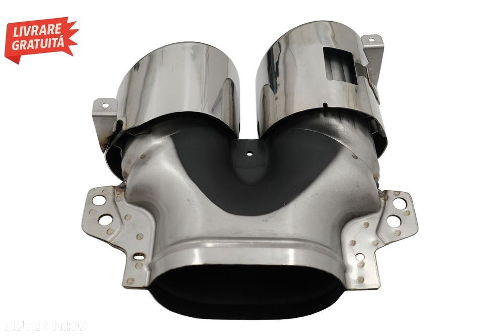 Difuzor Bara Spate cu Ornamente Evacuare Mercedes CLA X118 Shooting Brake C118 Cou- livrare gratuita - 12