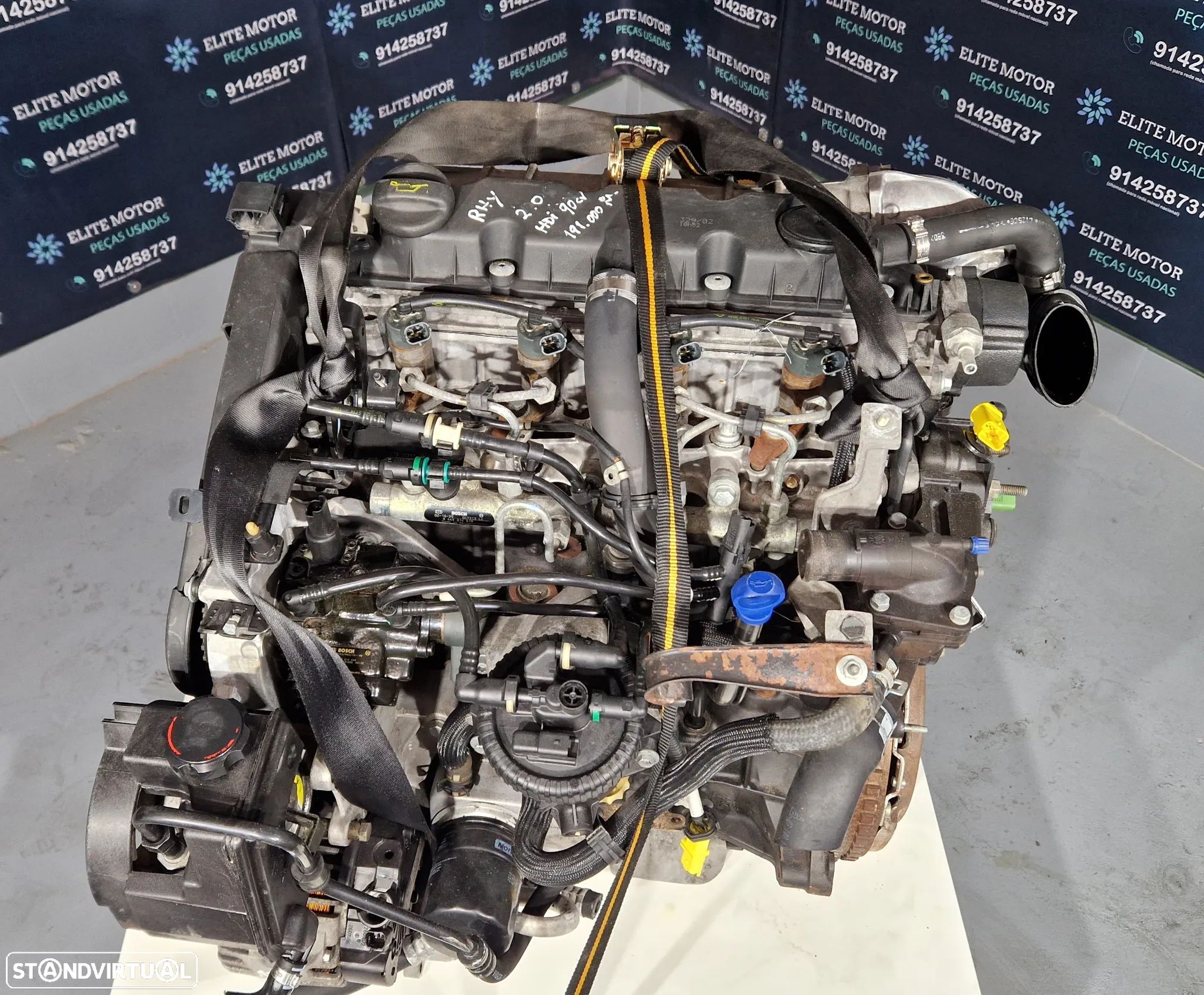 Motor usado RHY PEUGEOT PARTNER 2.0 HDI 90CV BOSCH BERLINGO XSARA 206 307 406 - 1