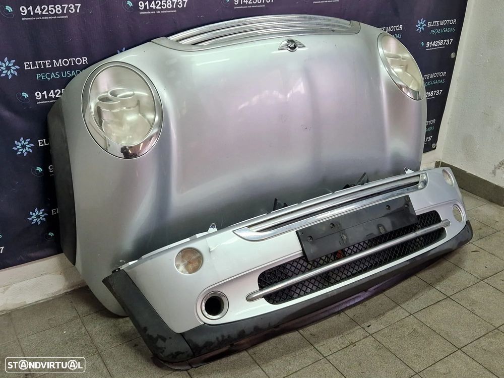 Frente completa usada MINI ONE R53 R50 capot guardalamas oticas parachoques - 1