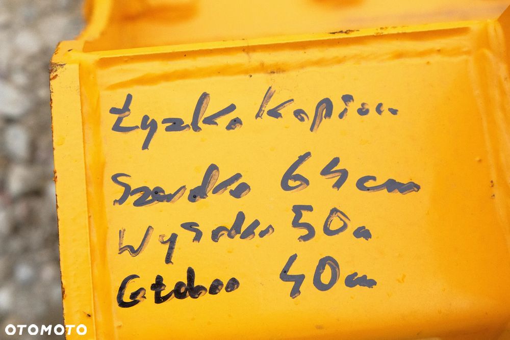Łyżka do koparki np Cat 305 szeroka 64cm - 3