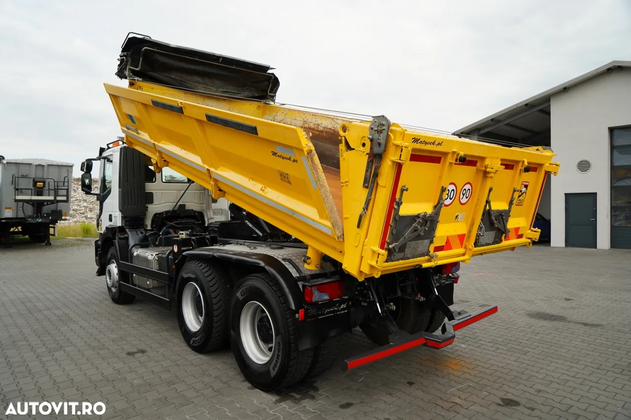 Iveco STRALIS X-WAY 480 / 6x4 / BASCULATOR DUBLU / HYDRODOLT / BOARDMATIC / MEILLER KIPPER / IMPORTAT  ANUL PRODUCȚIEI: 2020 - 7