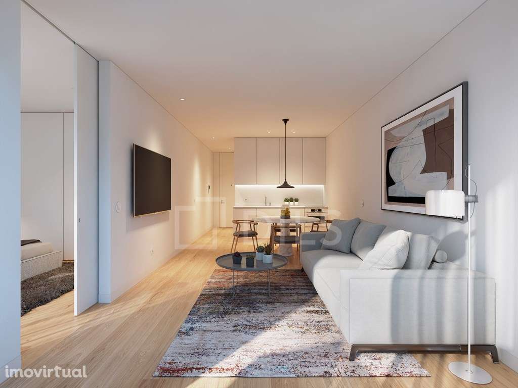 Apartamento T1 com terraço em novo empreendimento no centro do Porto - Grande imagem: 3/48