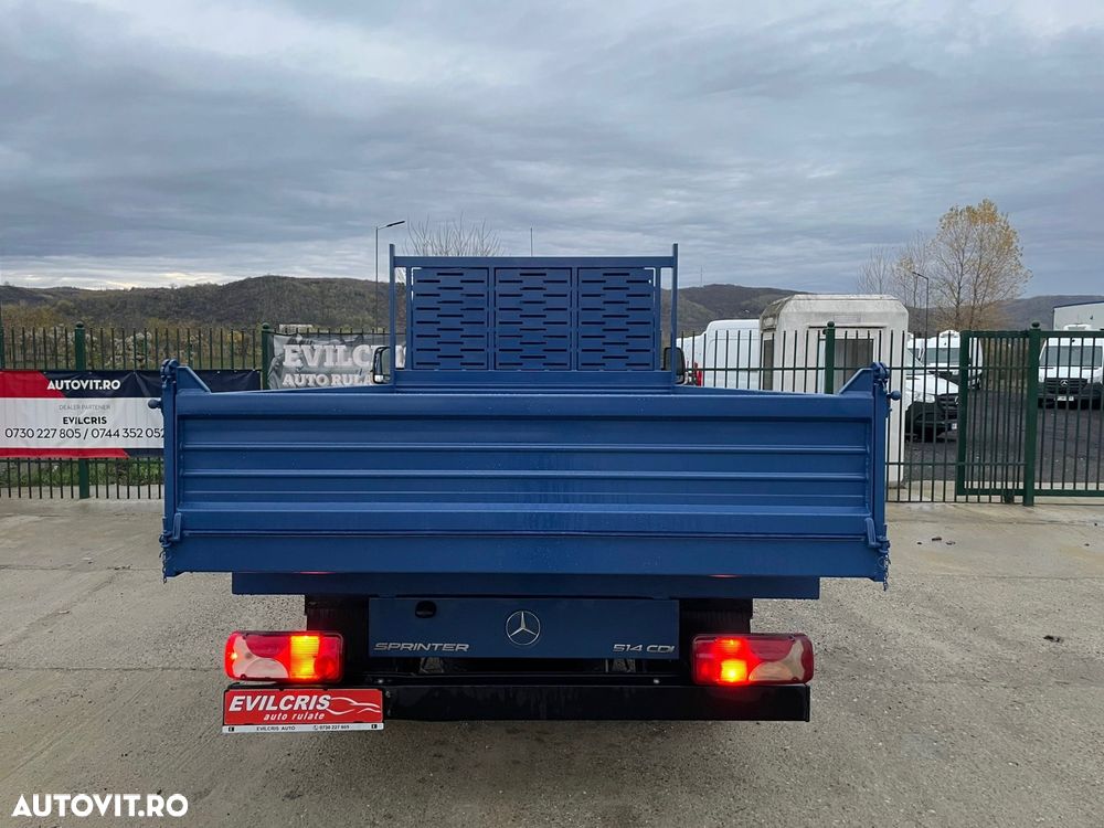 Mercedes-Benz Sprinter BASCULABIL AXA DUBLA SPATE Bena 3.8 m - 13