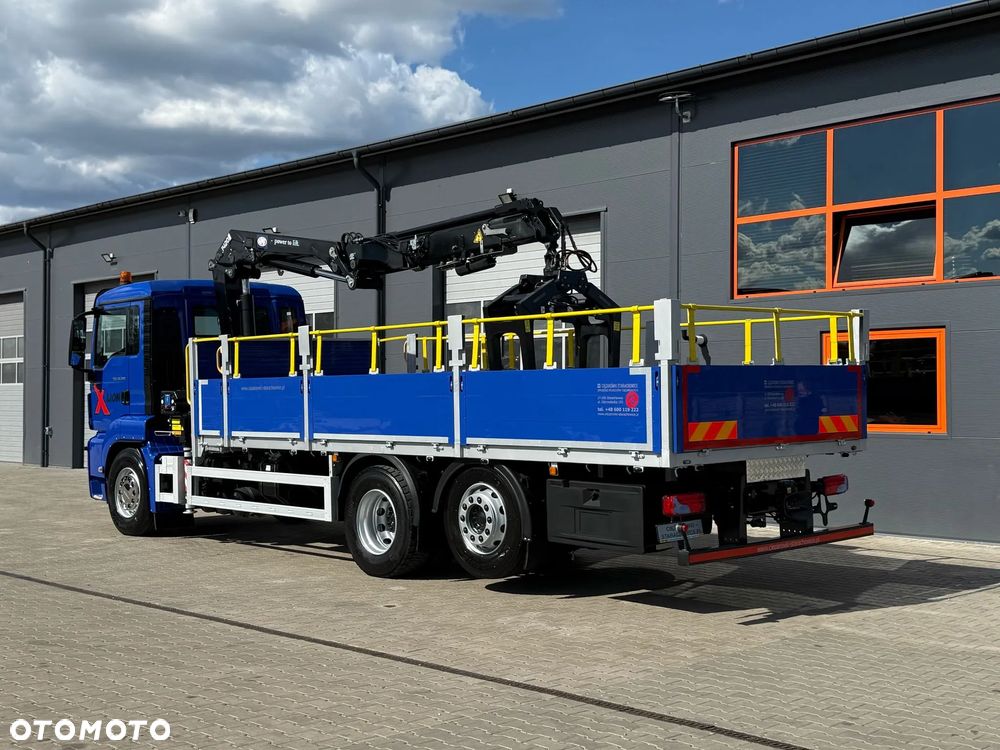 MAN TGS TGX 26.360 / E6 / 143tys km !!! skrzynia + żuraw HMF / manual / dzwig HDS kran crane 6x2 / 6x4 - 16