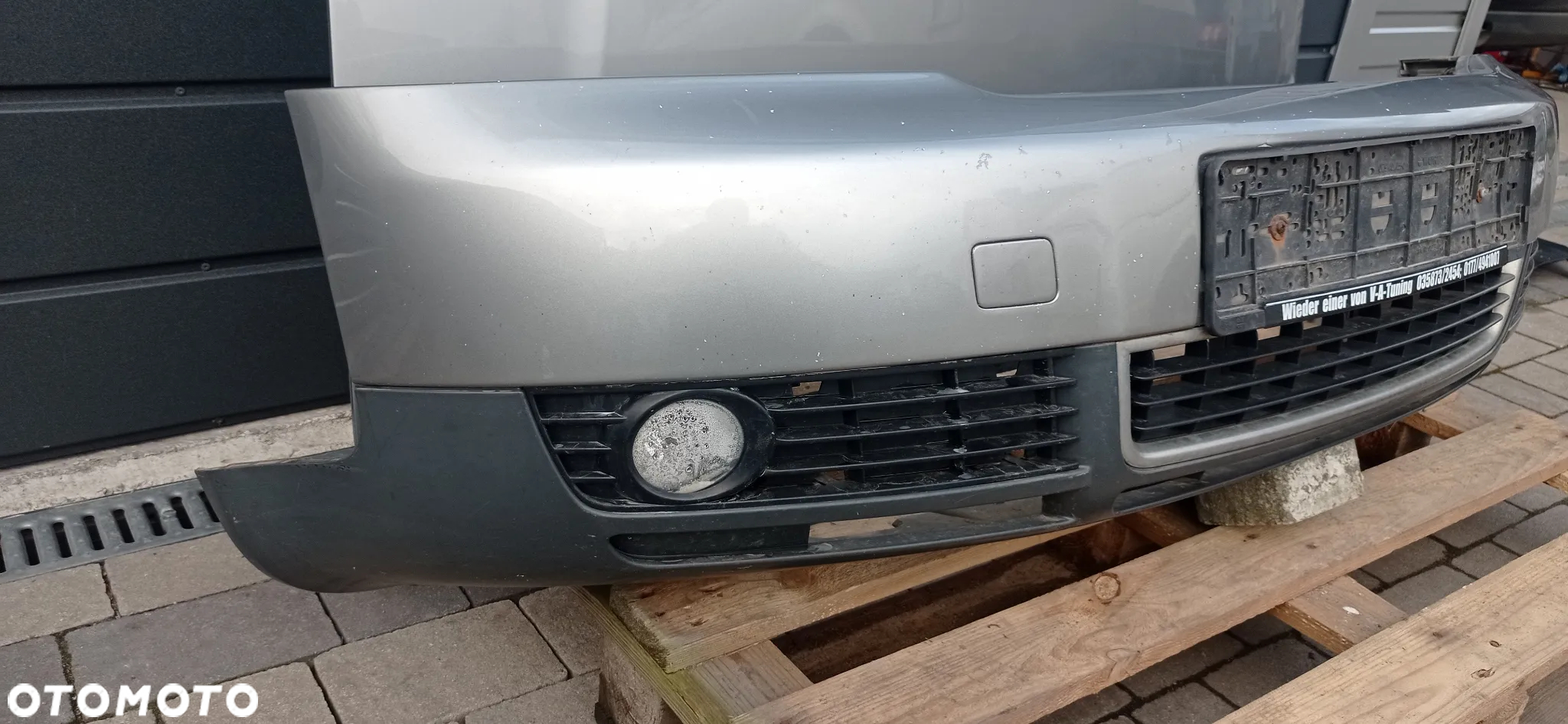 Audi A4 B6 maska plus zderzak przedni przód LY7Q - 4