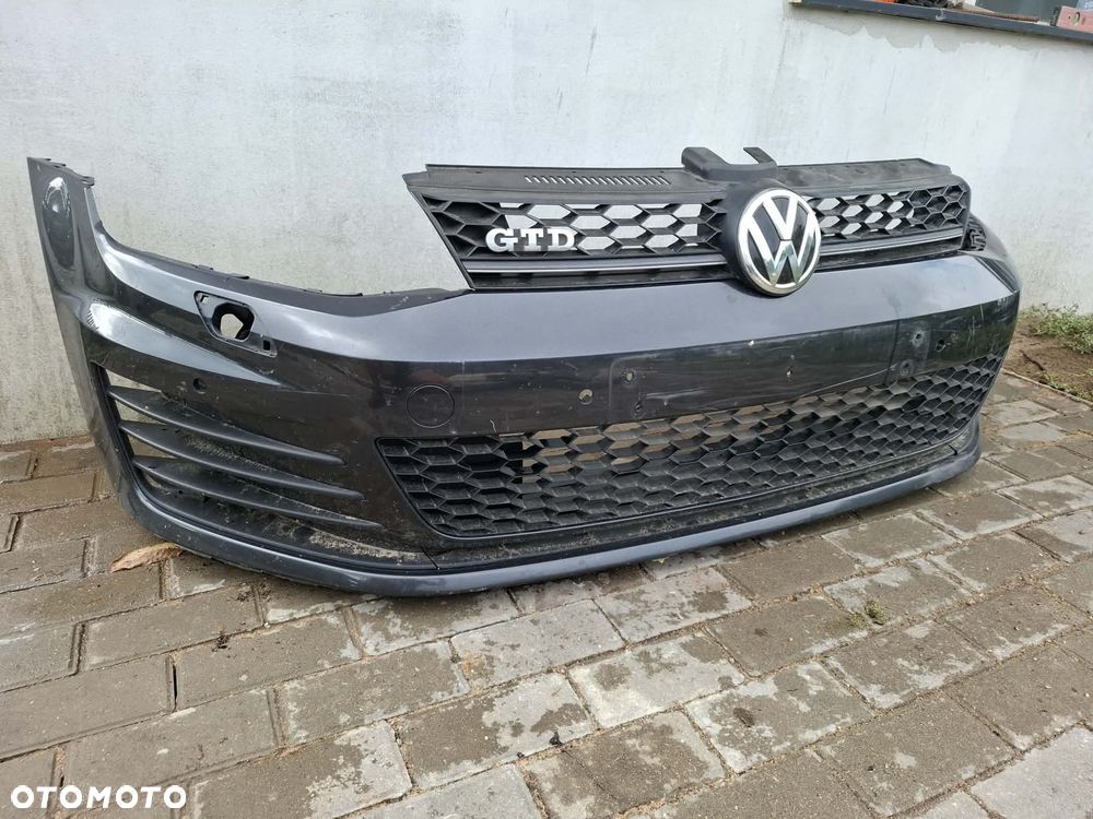 ZDERZAK PRZEDNI PRZÓD VW GOLF VII GTD GRILL - 2