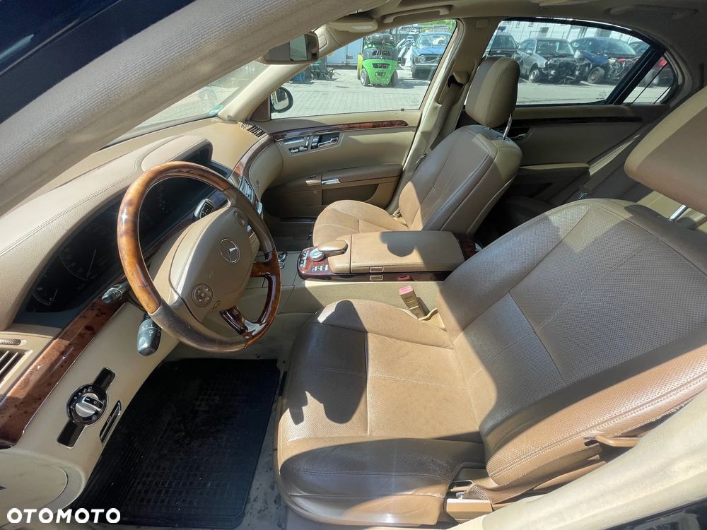 Mercedes Benz W221 LONG FOTELE BOCZKI 204 Skóra - kolor brązowy - 17