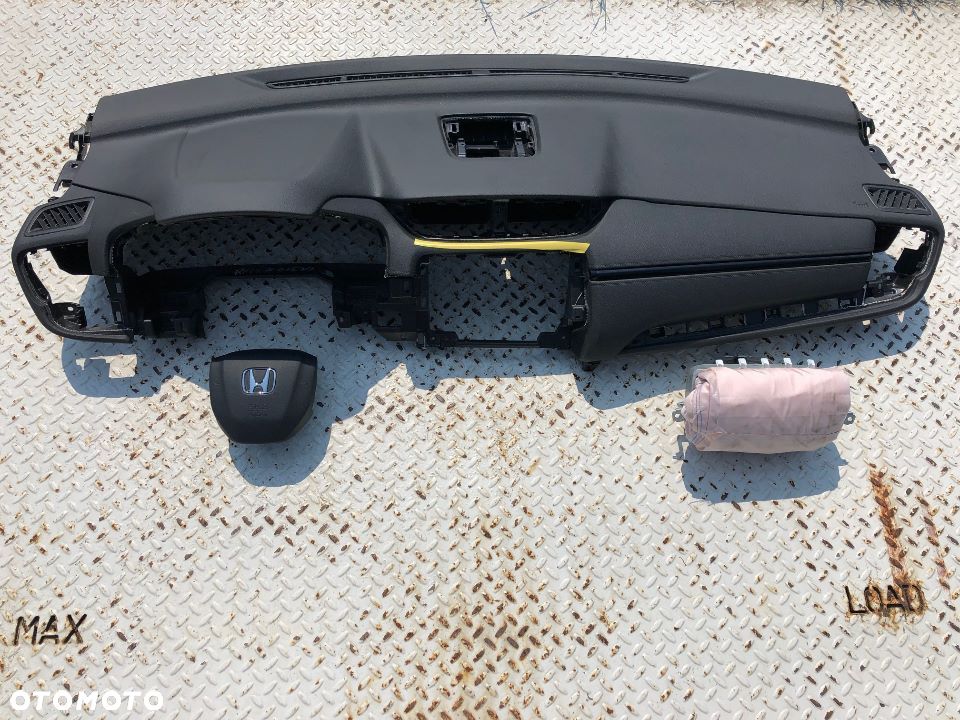 HONDA CRV V 5 DESKA KONSOLA KOKPIT PULPIT PÓŁKA PARAPET PODUSZKI AIRBAG AIR BAG PASY PAS NIĆ SZYTA - 2