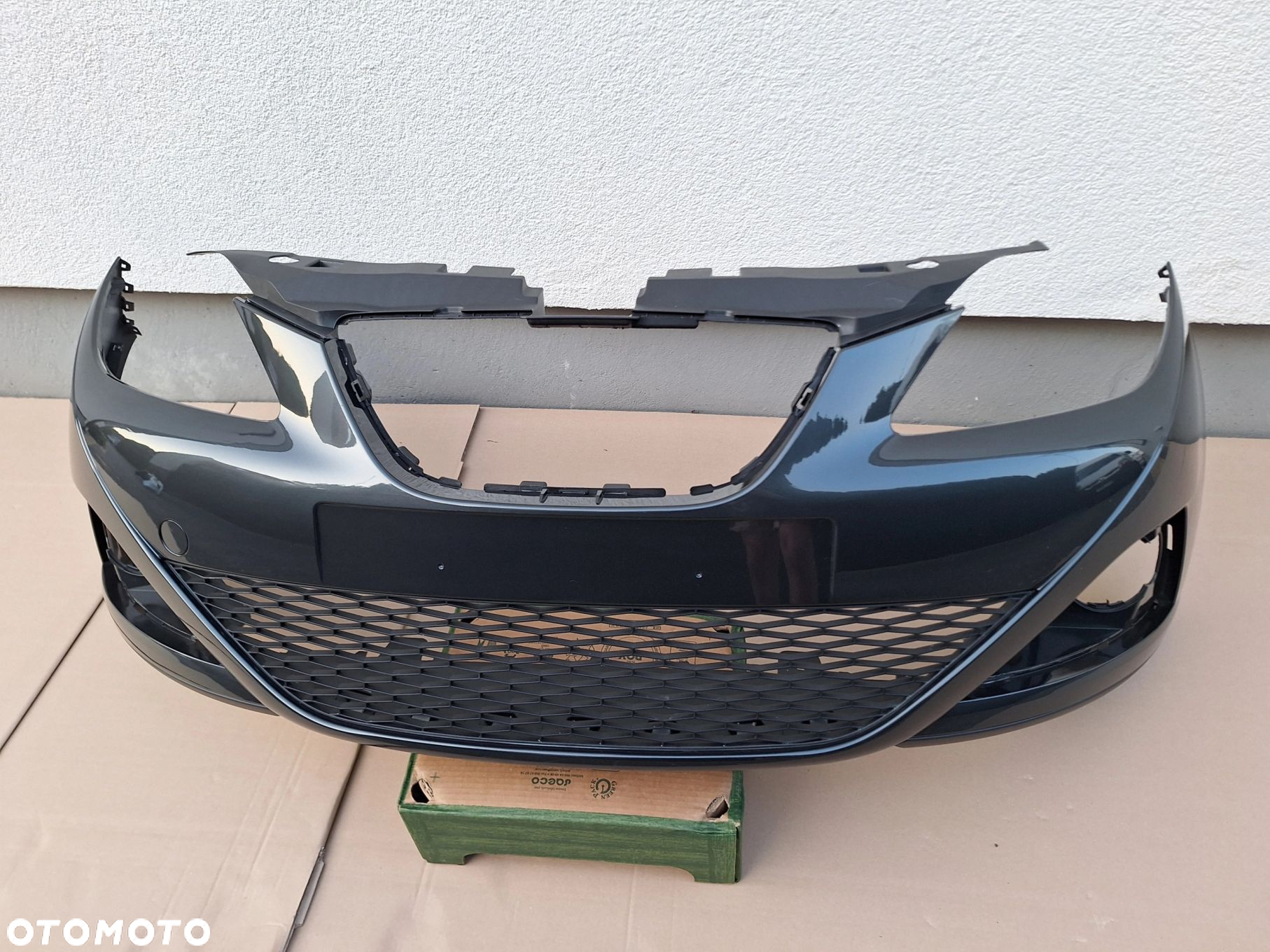 SEAT IBIZA IV 08-12r 6J0 ORYGINAŁ NOWY BDB SZARY MET. ZDERZAK PRZÓD PRZEDNI 6J0807221 WYSYŁKA 24H - 2