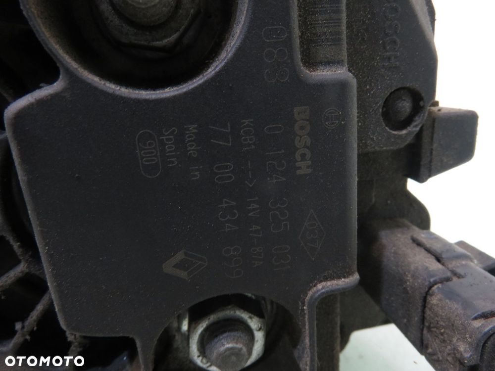 ALTERNATOR RENAULT SCENIC I FL 1.4 16V - K4J 714 7700434899 0124325031 - 3
