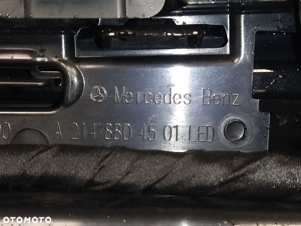 MERCEDES W214 E KLASA 2023- ZDERZAK PRZÓD PRZEDNI GRILL ZANCZEK GWIAZDA 6XPDC KRATKI ORYGINAŁ - 19