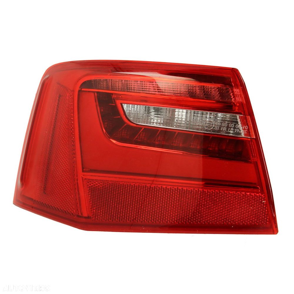 Lampa spate, stop Audi A6 (C7), 01.2011-06.2014 Sedan, stanga/dreapta, parte exterioara, LED, cu suport becuri, Depo - 1