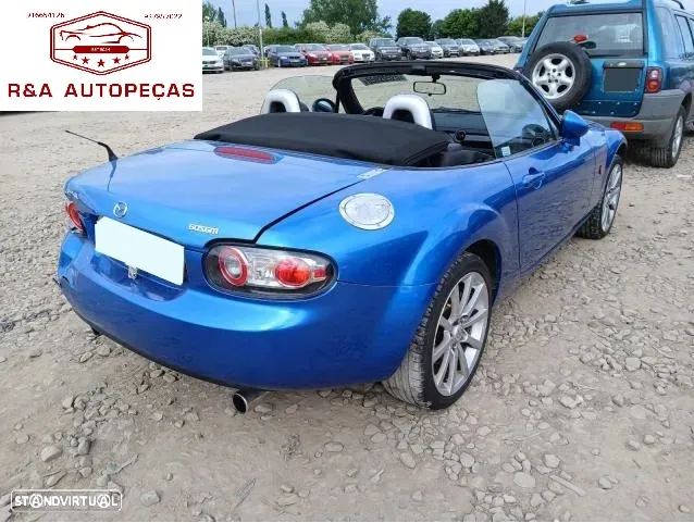 Mazda MX 5 Sport NC para peças 170cv 2.0 Gasolina MZR LF-VE  Parachoques Frente Completa Rádio Jantes Faróis Portas Vidro Motor Tampa Mala Farolim Farolins Xenon Pre LCI - 5