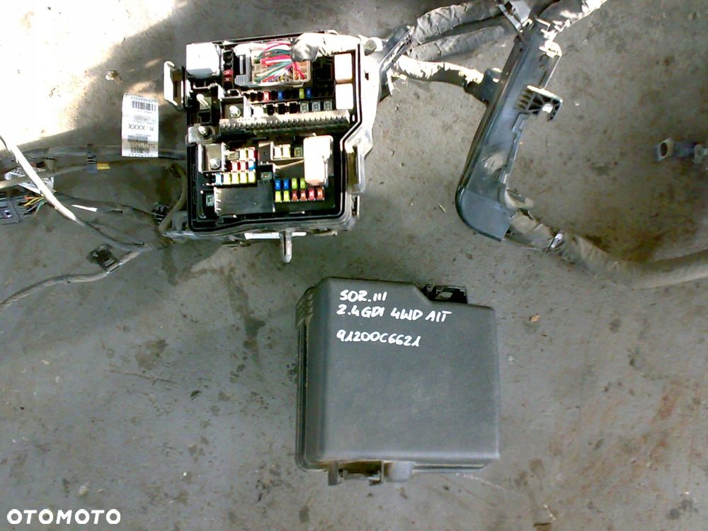 kia sorento iii 2015 2019 puszka wiązka instalacja skrzynka 2.4gdi g4kj 4wd - 3