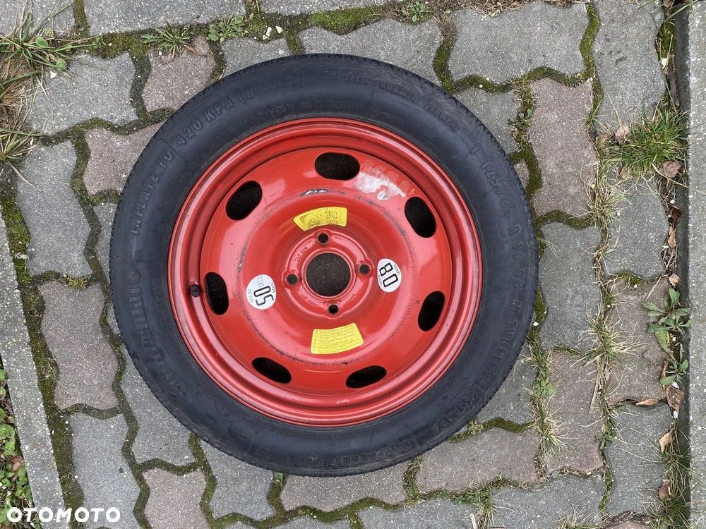 KOŁO DOJAZDOWE CITROEN PEUGEOT 125/85R16 ET10 4X108 - 1