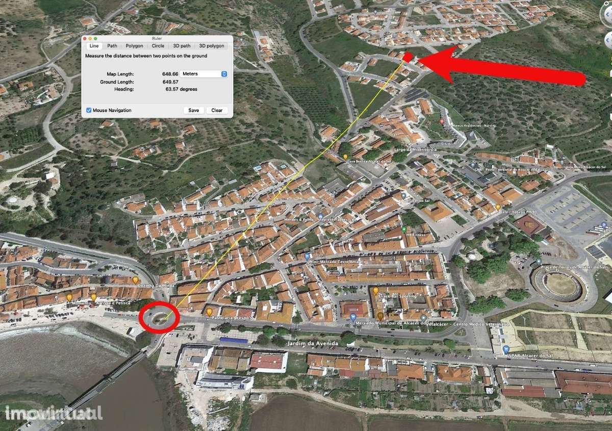 345 m2 Terreno Urbano, 660m from Alcacer do Sal city center - Grande imagem: 4/11