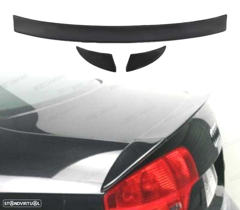 AILERON SPOILER AUDI A4 B7 04-07 3 PEÇAS - 1