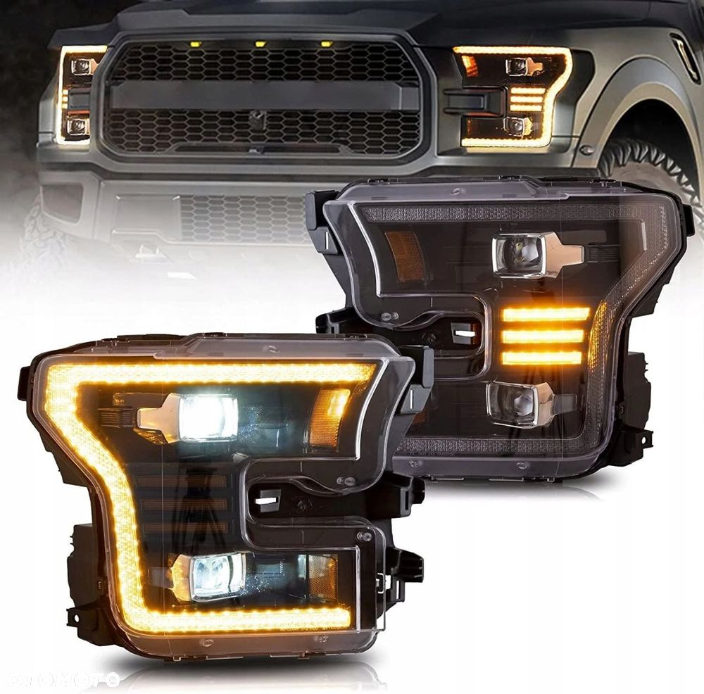Reflektory Lampy kp Vland LED Ford F150 F-150 XIII mk 13 14-18 Raptor -20 - 3