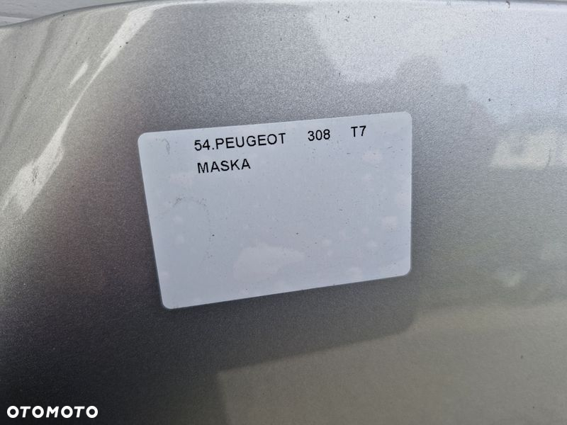 PEUGEOT 308 1 I T7 MASKA POKRYWA SILNIKA PRZÓD PRZEDNIA EZRC - 3