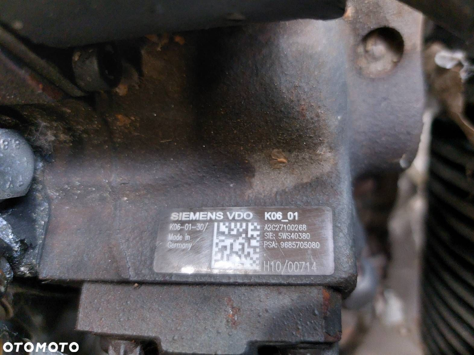 SILNIK DIESEL + POMPA WTRYSKI TURBO MONDEO MK4 2.0 TDCI D4204T QXBA - 4