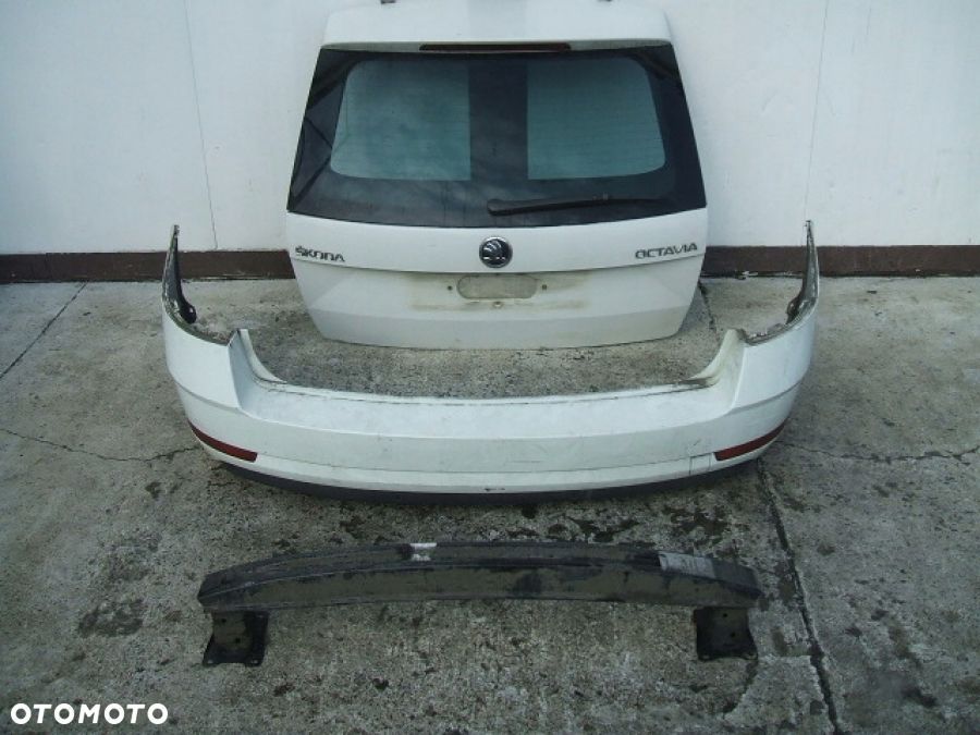 SKODA OCTAVIA III kombi KLAPA BAGAŻNIKA TYŁ ZDERZAK TYLNY BELKA ZDERZAKA - 2