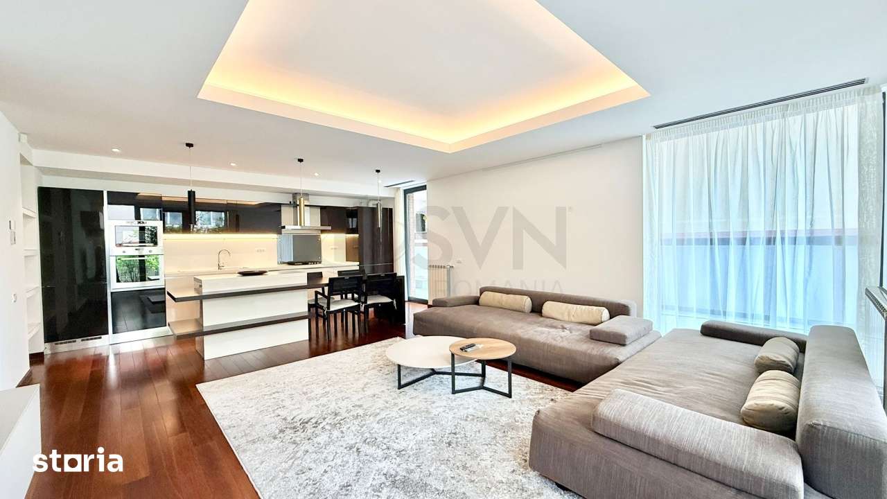 APARTAMENT SPECTACULOS l GRADINA 100 MP l 2 GARAJE l GYM l PRIMAVERII - Imagine principală: 3/15