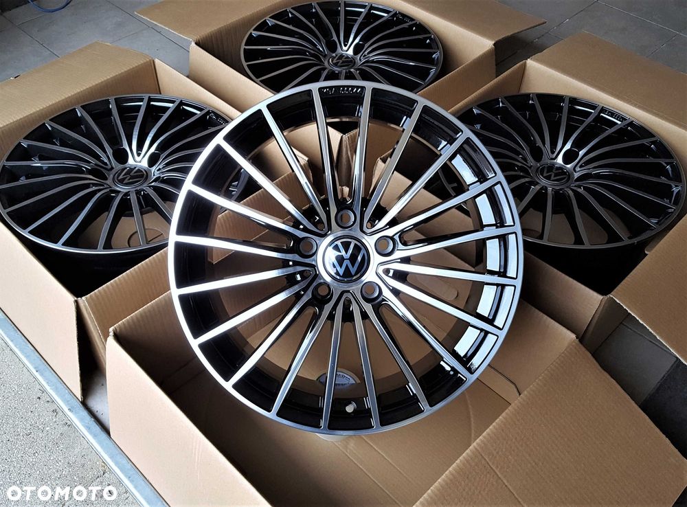 Alufelgi 18 VW T5 T6 Transporter Caravelle Multivan Czarne 5x120 429# - 4