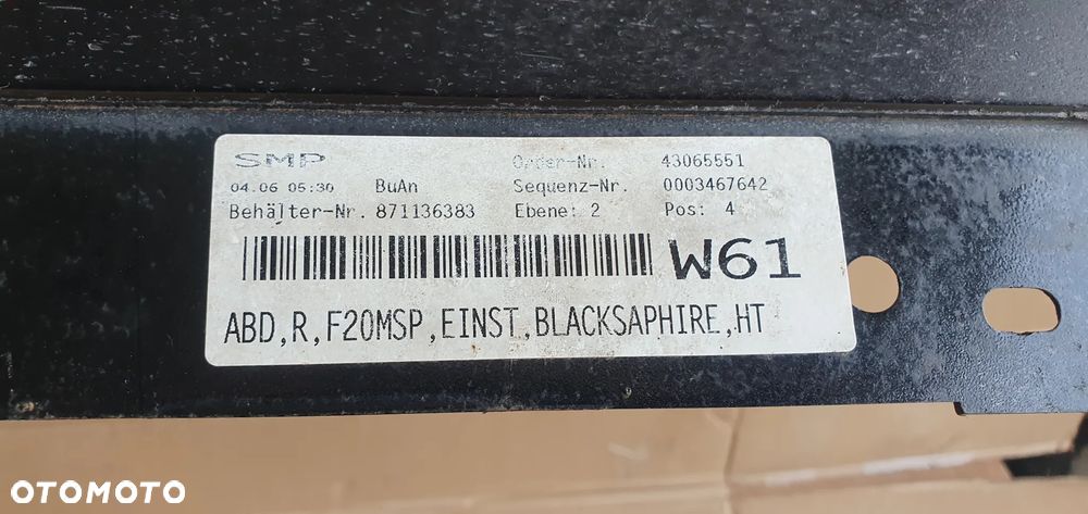Listwa progowa prawa ślizgi M-Pakiet BMW I F20 475 - 10