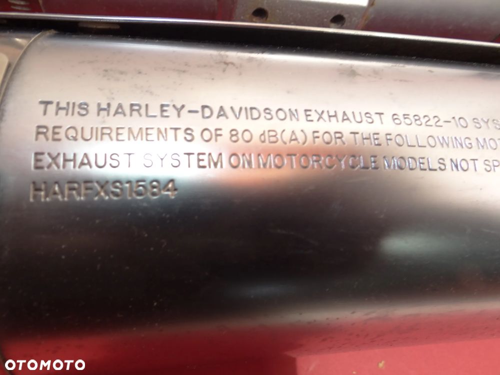 N177  HARLEY DAVIDSON TŁUMIK TŁUMIKI WYDECH SOFTAIL HARITAGE FAT BOY HARFXS1584 1688 - 8