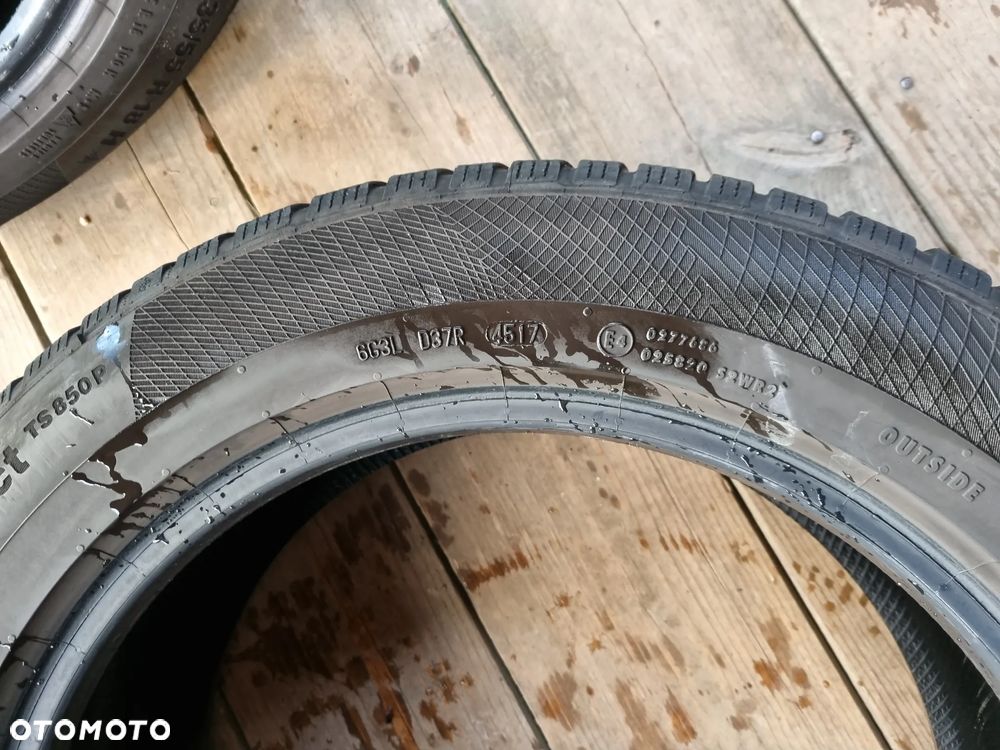 Opony Continental WinterContact TS850P 235/55R18 2021/17r, 8/6,5mm bdb stan - 17