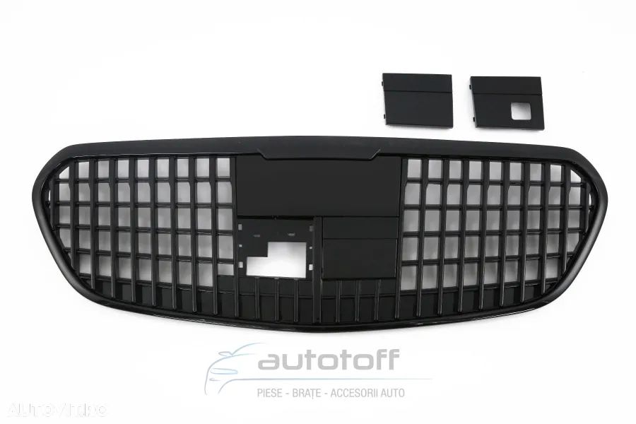 Grila centrala compatibila cu Mercedes S-Class W223 (2021+) Black MBH Design - 1
