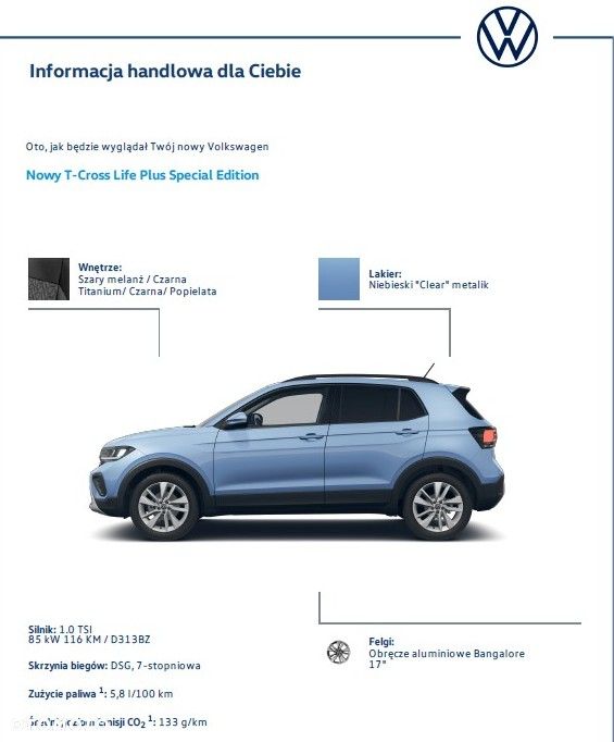 Volkswagen T-Cross 1.0 TSI Life Plus DSG - 11