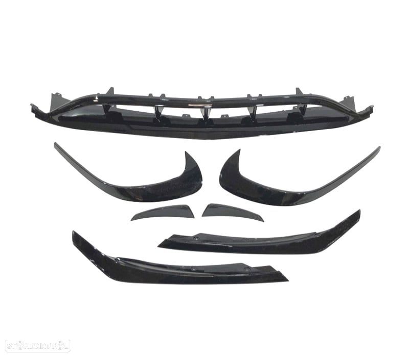 SPOILER LIP FRONTAL MERCEDES CLASE A W176 LOOK AMG A45 15-18 - 3