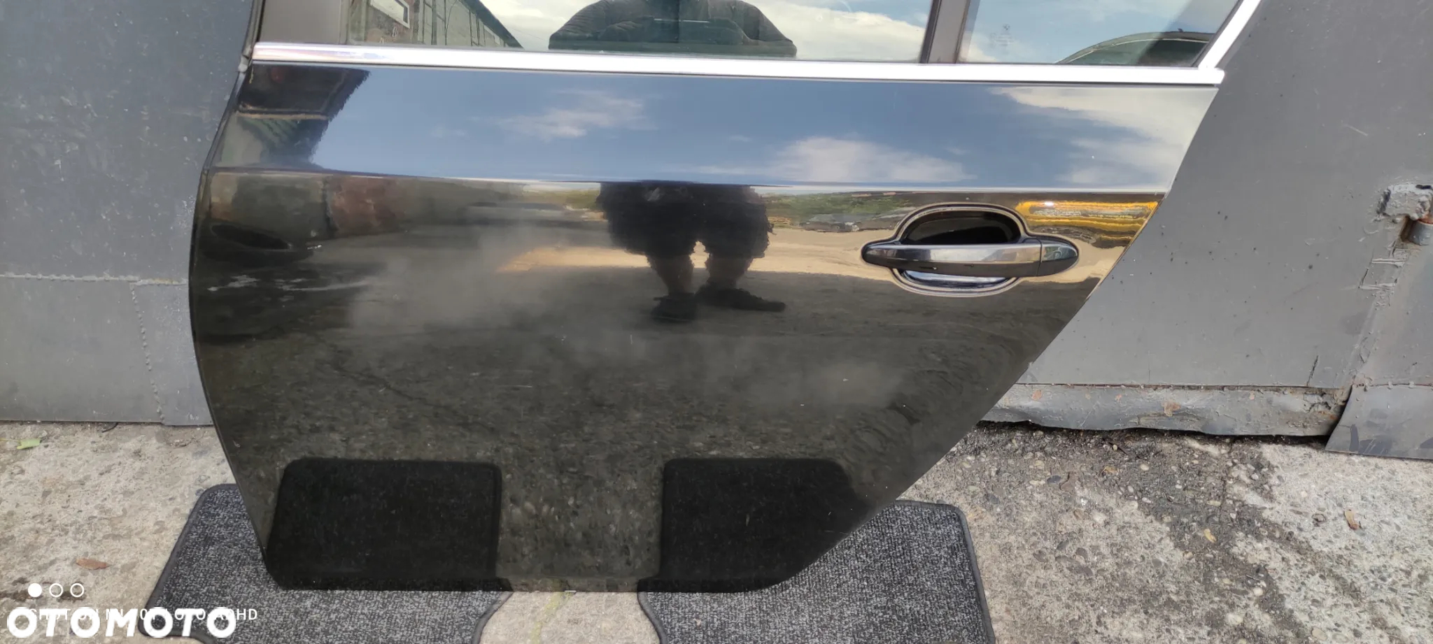 Drzwi tylne lewe tył lewy BMW e60 schwarz 2 668/9 - 3