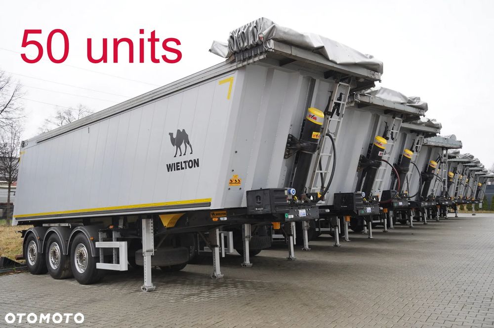 Wielton NW-3 / waga 6,2t / poj. 38 m3 / elek. dach / Teflon / 50 naczep r.2022 - 1